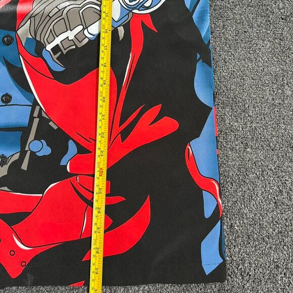 Vintage 90's Anime Button Up Polo Shirt Trigun Vash The Stampede - Picture 5 of 5